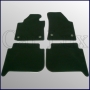 Alfombrillas para Touran PREMIUM Velour Anclaje Redondo